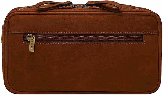 12. The Fossil’s Leather Dopp Kit or Toiletry Bag 